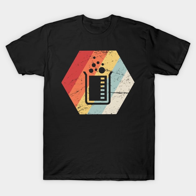 Retro Vintage Science Chemistry Icon T-Shirt by MeatMan